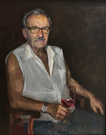 José Luis Prada. "Prada a Tope". Óleo sobre lienzo, 81x65 cm, 2016